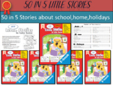 the bundle  50 in 5 Short Story Mini-unit for kids