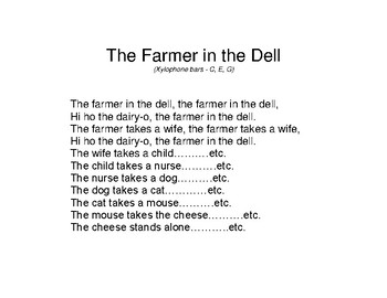 the farmer in the dell by the tatted up teacher | TPT