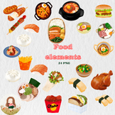 thinking of food clipart