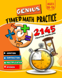 timed math practice: drills addition multiplications divis