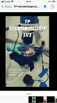 Preview of tp microbiologie seance 1