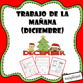 trabajo de la manana diciembre (december morning work-spanish)