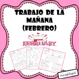 trabajo de la manana febrero(February morning work-spanish)