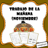 trabajo de la manana noviembre (november morning work-spanish)