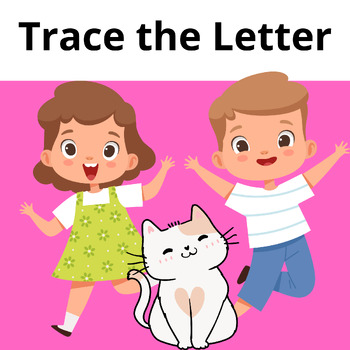 Preview of trace the letters/Writing and strengthening practice for the child