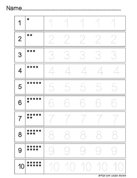 tracing numbers 1-20 and fill in the missing number. by Play and Learn ...