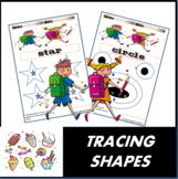 tracing shapes worksheets for toddlers