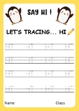 tracing worksheet for kids.