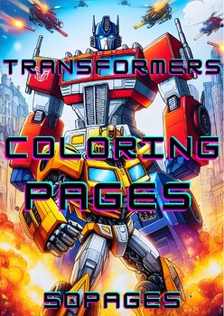 Preview of transformers coloring pages 50 High-Quality Designs for Teens and Adults!