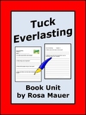 Tuck Everlasting Chapter Comprehension Questions