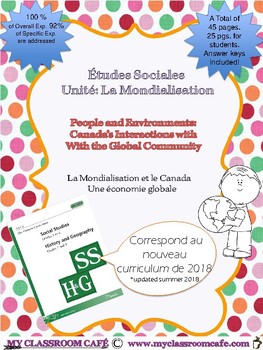 Preview of Études Sociales: La Mondialisation et le Canada 2018