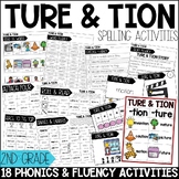 ture and tion Worksheets, Activities & Games for 2nd Grade