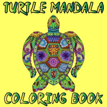 Preview of turtles Mandala and Zentangle Designs Coloring Book-20 turtle coloring pages