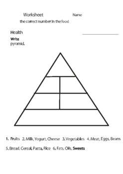 Preview of two health worksheets for kids