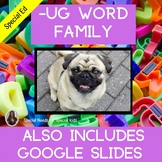 ug Word Family for Special Education PRINT and DIGITAL