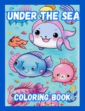 under the sea: coloring book
