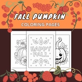 unique fall pumpkin coloring pages