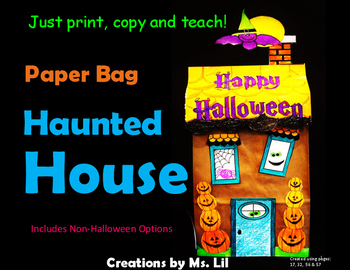 Haunted House Craft Worksheets Teaching Resources Tpt