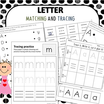 Preview of FREE Handwriting letter practice- learning uppercase and lowercase letters