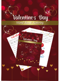 Valentine's Day : Word Bank Activity