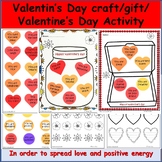 valentine's day craft, gift, compliment activity, Drawing 