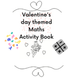valentine's day themed maths activity book