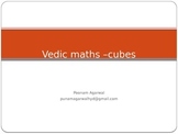 vedic maths -cubes
