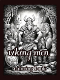 viking men coloring book