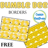 FREE Bumble Bee Borders