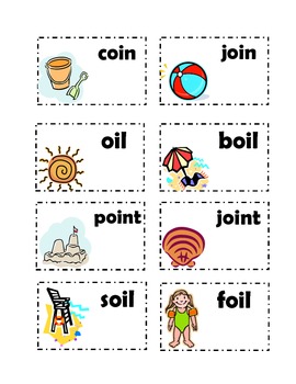 Words And Pictures With The Vowel Sound Oi 45