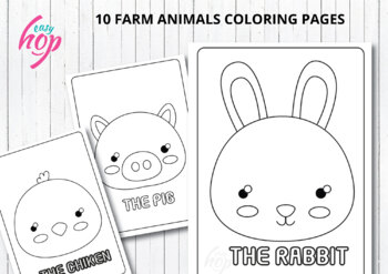 Download Coloring Book Educational Kdp Commercial Use 10 Coloring Pages By Easy Hop