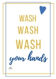 wash your hands! beautiful poster