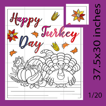 Preview of we love Thanksgiving Coloring Pages group activites for kids