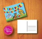 welcome postcards The best class on earth circus theme