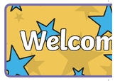 welcome to our class banner