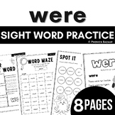 were Sight word practice