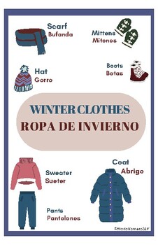 Preview of winter clothes/ ropa de invierno