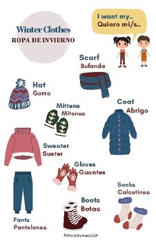 winter clothes - ropa de invierno by Maria Romero SLP
