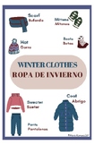 winter clothes/ ropa de invierno