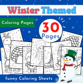 winter Coloring Pages | first day back from winter break -