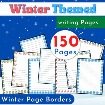 Preview of first day back from winter break | winter Writing Paper  | No Prep morning Work