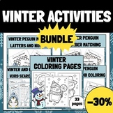 Winter Break Packet | Bundle of Winter and Xmas Activities