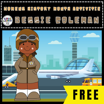 Preview of womens History Month Activities,BessieColeman,Coloring Pages,TimelineWord Search