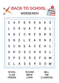 Preview of word search