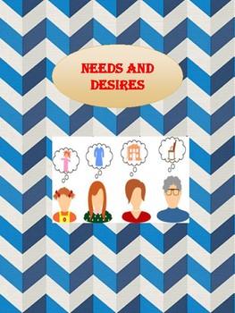 Preview of “Needs and Desires” worksheet - life skills