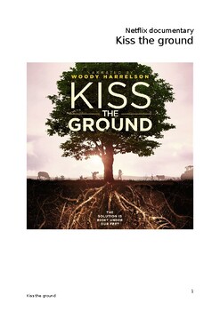Preview of worksheet documentary 'Kiss the ground'.