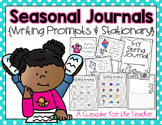 Seasonal Journals {Writing Prompts & Stationary}
