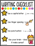 writing checklist poster.