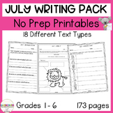 writing prompts for July