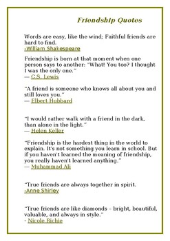 writing tips_essay_friendship by Halvorson Kaela | TPT